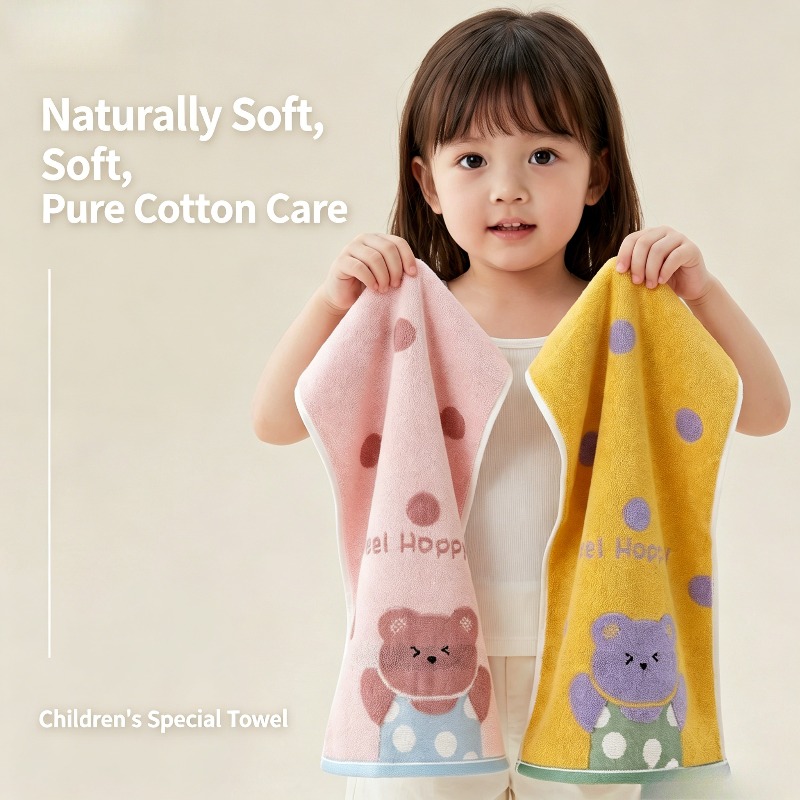 Baby Clothing Wash - 1/3/5Pcs 모든 면 A급 어린이용 수건