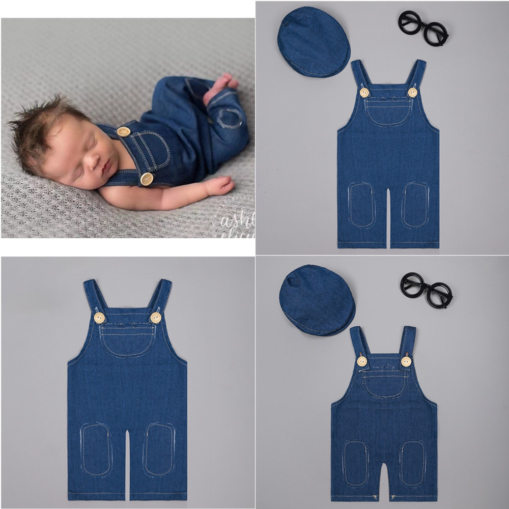 Baby Clothing Boy - ❤️ 신생아 사진 촬영 의류 데님