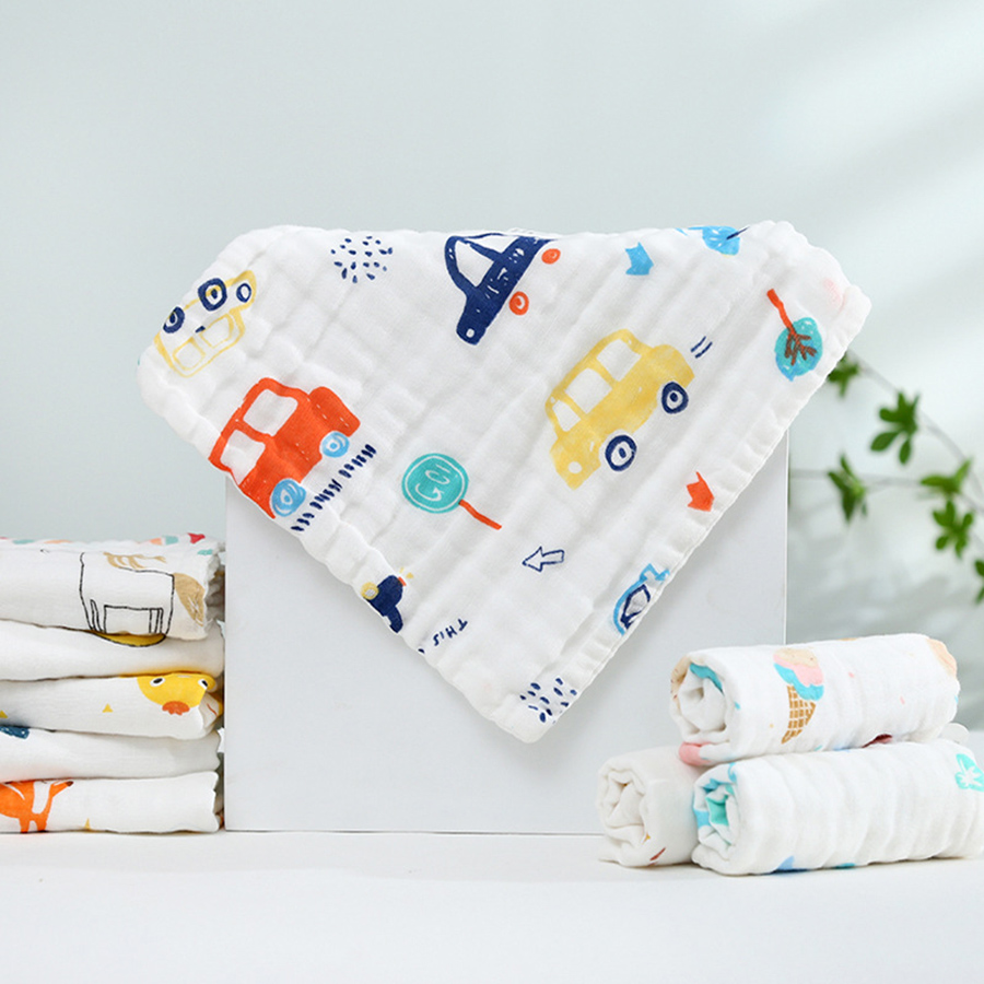 Baby Clothing Wash - 부드러운 모슬린 아기 얼굴 수건 손수건,