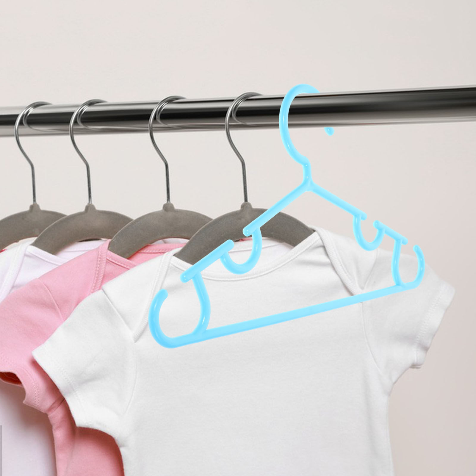 Baby Clothing Rack - 10Pcs 헤비 듀티 베이비 옷걸이 미끄럼