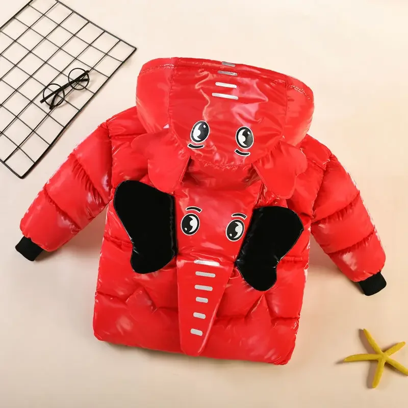 남아용 면 패딩 만화 3D 아기 코끼리 2024, 겨울 - Baby Clothing Wash 리뷰 및 가격