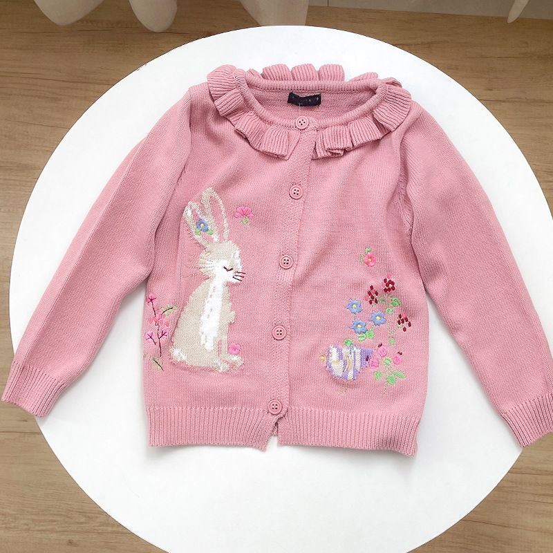 2025 봄 가을 아동 점퍼 여아 손자수 트위스트 작은 - Baby Clothing Jumper 리뷰 및 가격
