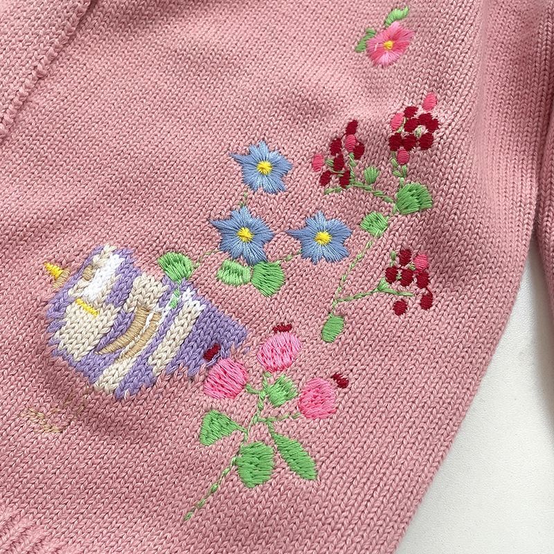 2025 봄 가을 아동 점퍼 여아 손자수 트위스트 작은 - Baby Clothing Jumper 리뷰 및 가격