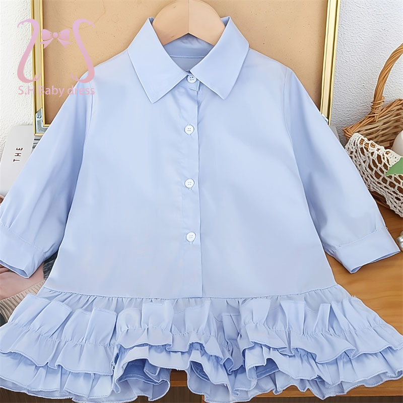 1-6 세 유행 어린이 셔츠 드레스 아기 소녀 간단한  - Baby Clothing H&M 리뷰 및 가격