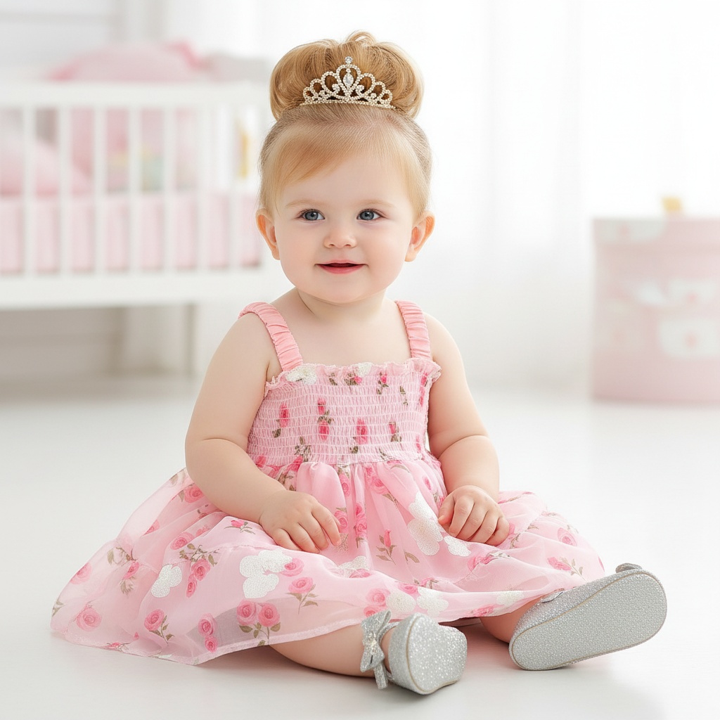 유아용 나비 꽃무늬 슬링 드레스, 어린이 메쉬 공주 파 - Baby Clothing H&M 리뷰 및 가격