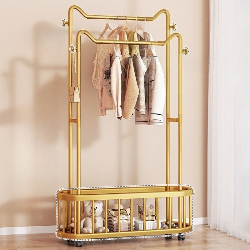 가정용 옷 걸이 바닥에 서있는 침실 간단한 옷 걸이 옷 - Baby Clothing Rack 리뷰 및 가격