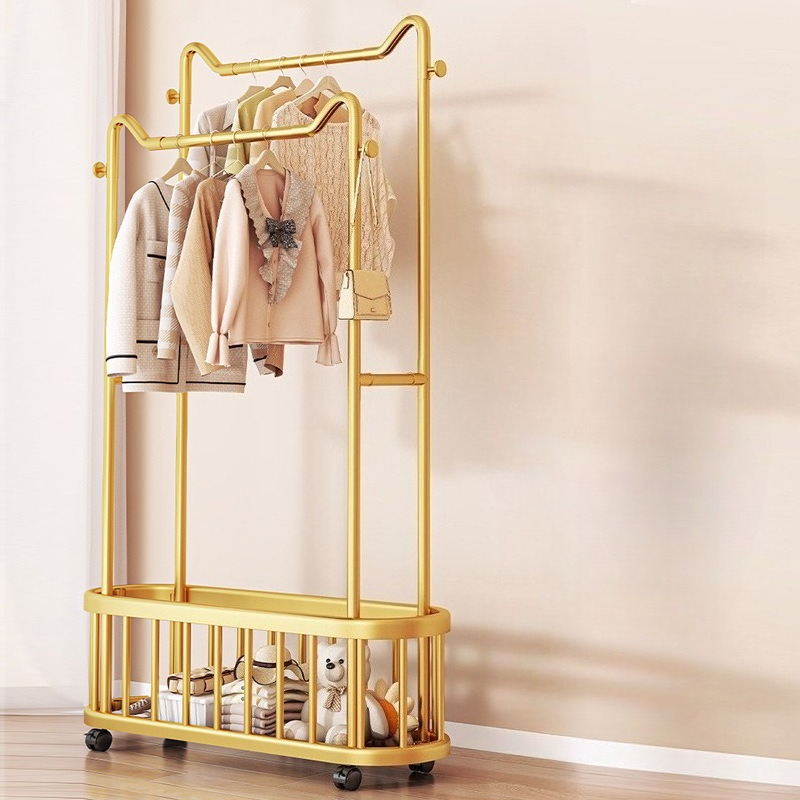 가정용 옷 걸이 바닥에 서있는 침실 간단한 옷 걸이 옷 - Baby Clothing Rack 리뷰 및 가격