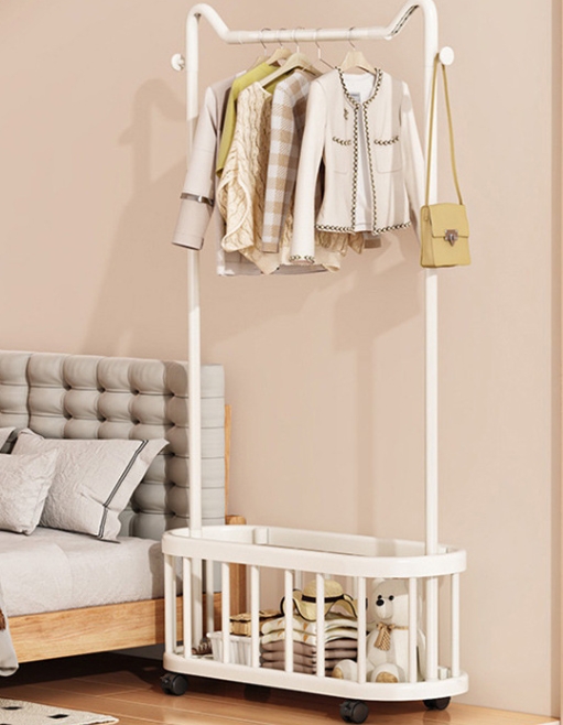 가정용 옷 걸이 바닥에 서있는 침실 간단한 옷 걸이 옷 - Baby Clothing Rack 리뷰 및 가격
