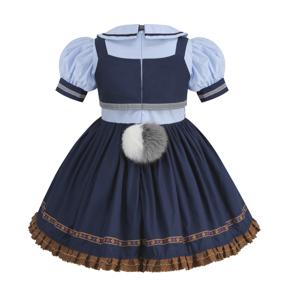 주디 코스프레 의상 어린이 카니발 파티 드레스 소녀 넥 - Baby Clothing Sizes 리뷰 및 가격