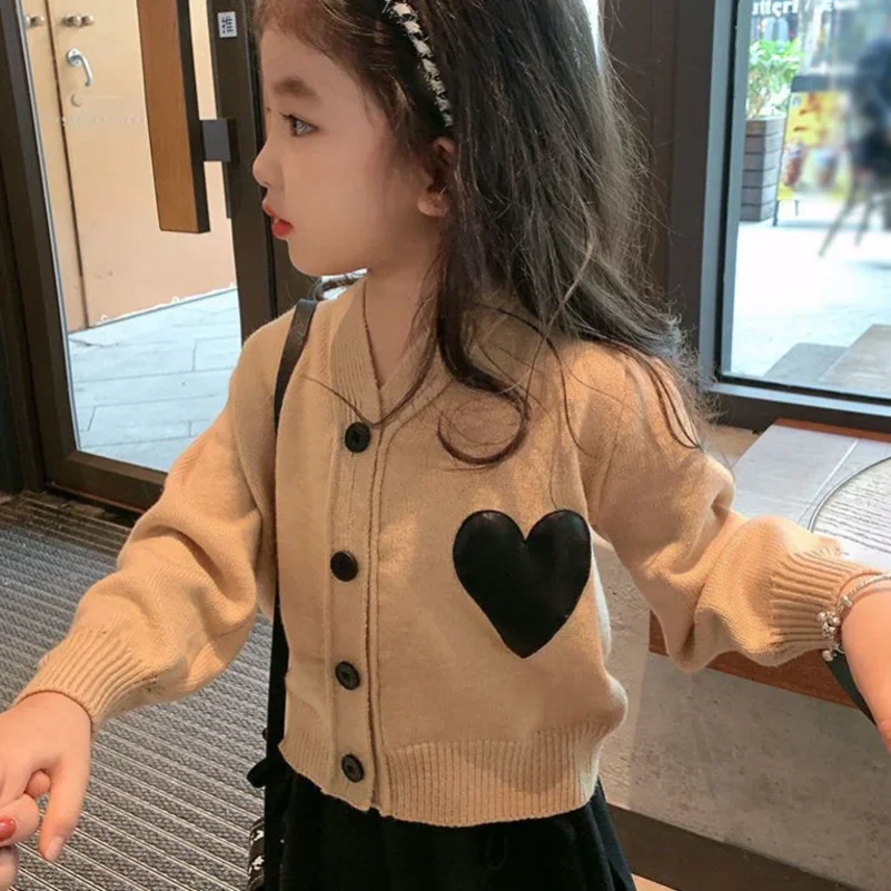 2023 봄 가을 소녀 점퍼 러브 카키 유아 소년 탑  - Baby Clothing Jumper 리뷰 및 가격