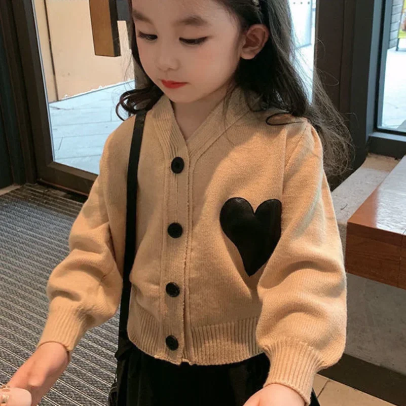 2023 봄 가을 소녀 점퍼 러브 카키 유아 소년 탑  - Baby Clothing Jumper 리뷰 및 가격