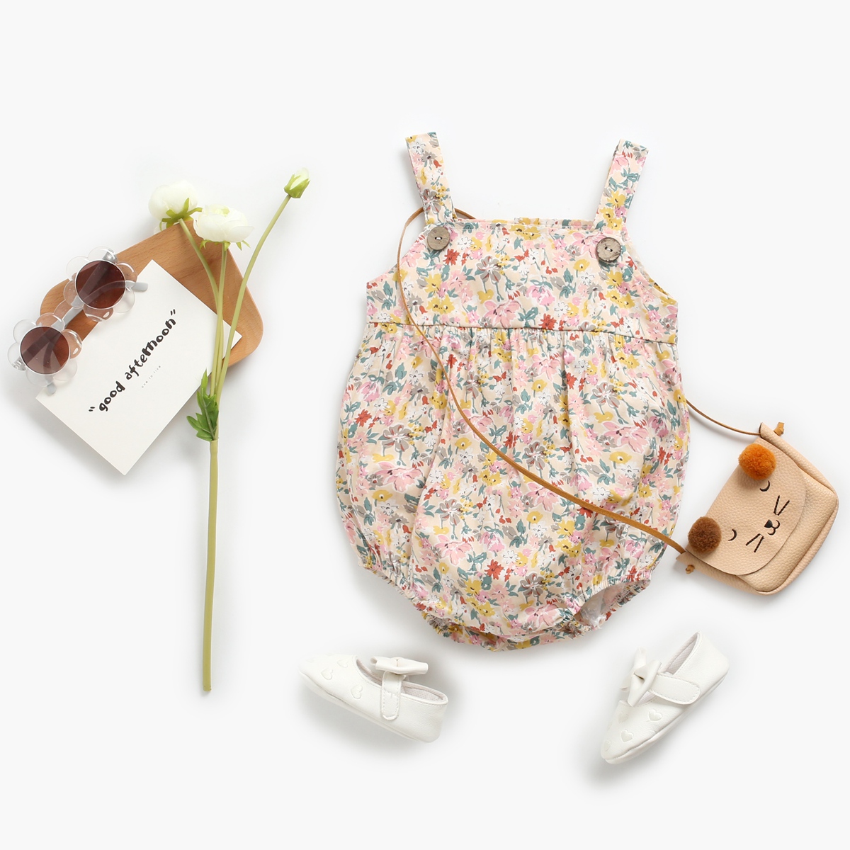 베이비 스트랩 바디슈트 꽃무늬 유아 의류 공주 패션 여 - Baby Clothing Pk 리뷰 및 가격