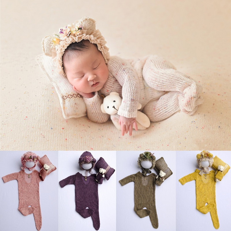 신생아 사진 소품 신생아 소년 소녀 Romper 모자  - Baby Clothing Boy 리뷰 및 가격