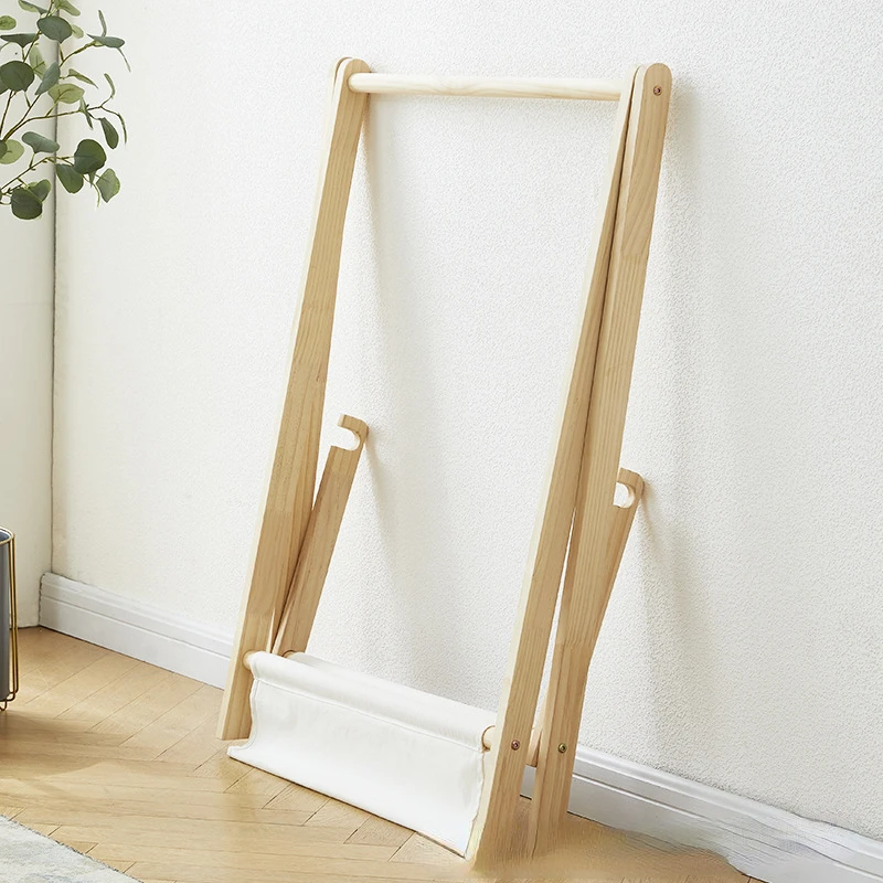 단단한 나무 바닥 스탠딩 의류 행어, 심플한 옷, 행어 - Baby Clothing Rack 리뷰 및 가격