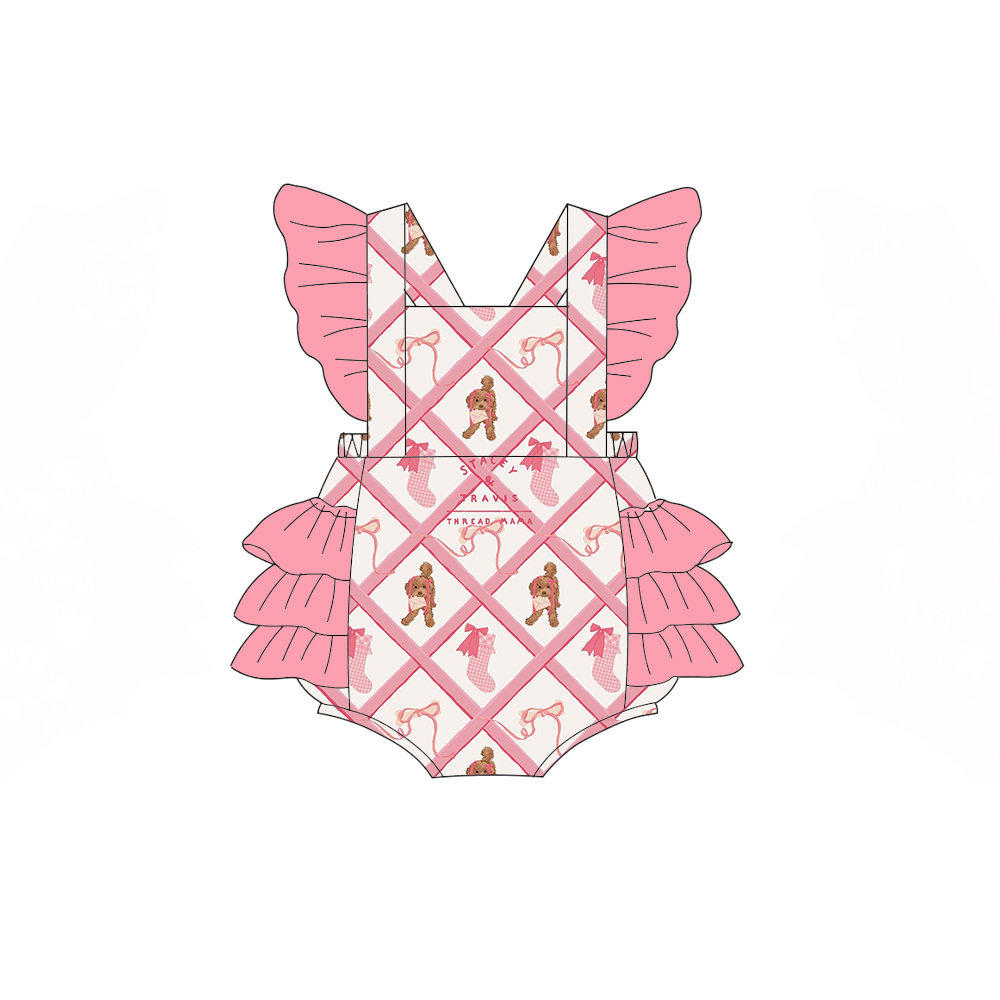 3중 러플과 과일/동물 프린트가 있는 부티크 아동 바디 - Baby Clothing Made In Usa 리뷰 및 가격