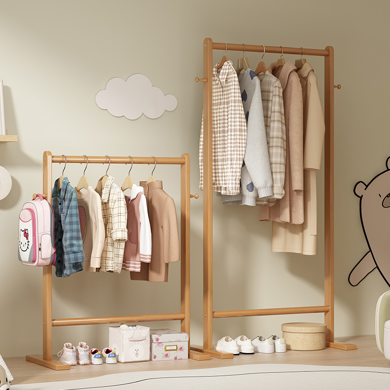 작은 대나무 모자걸이, 바닥에 걸 수 있는 옷걸이, 대 - Baby Clothing Rack 리뷰 및 가격