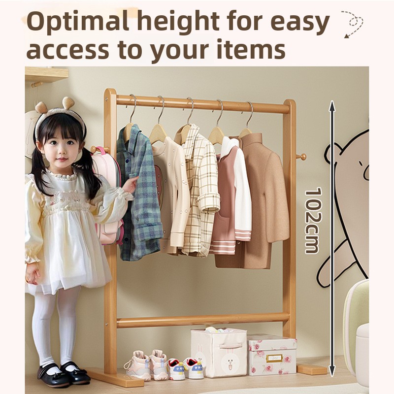 작은 대나무 모자걸이, 바닥에 걸 수 있는 옷걸이, 대 - Baby Clothing Rack 리뷰 및 가격
